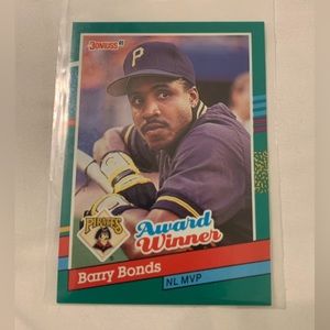 1991 Donruss baseball card-Barry Bonds